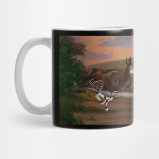 running okapi Mug